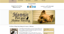 Desktop Screenshot of meowspetsitting.com
